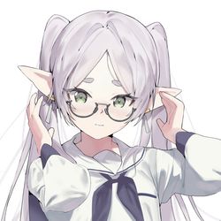This is a pixiv picture whose title is Frieren.