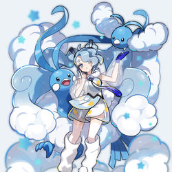This is a pixiv picture whose title is ひこうタイプ.