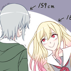 This is a pixiv picture whose title is ん？＾＾.