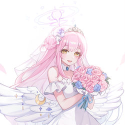 This is a pixiv picture whose title is 聖園ミカ.