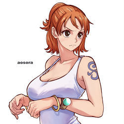 This is a pixiv picture whose title is SW衣装　ナミさん.