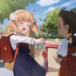 This is a pixiv picture whose title is 粛聖!!ロリ神レクイエム☆X強風オールバック.