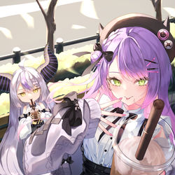 This is a pixiv picture whose title is デート中だったのに….
