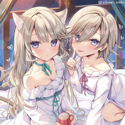 This is a pixiv picture whose title is お風呂あがりのリネリネ.
