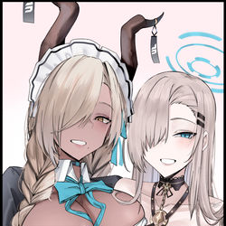 This is a pixiv picture whose title is 尾張 x アスナ.
