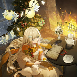 This is a pixiv picture whose title is 金色但是冬天.