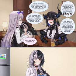 This is a pixiv picture whose title is Broken Horn Doko?.