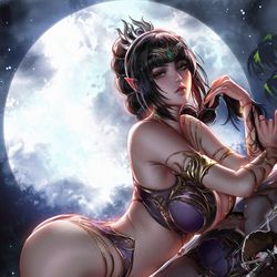 This is a pixiv picture whose title is Shadowheart.