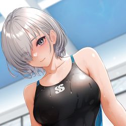 This is a pixiv picture whose title is 競泳佐紹さんと…っ！！.