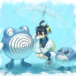 This is a pixiv picture whose title is 雨.