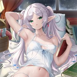 This is a pixiv picture whose title is フリーレン Frieren.