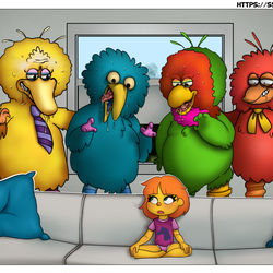 This is a pixiv picture whose title is Julia - Sesame Street.