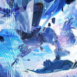 This is a pixiv picture whose title is ワルキューレ.