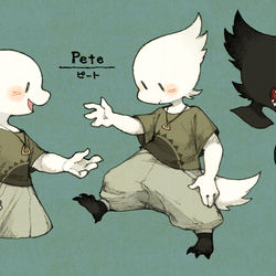 This is a pixiv picture whose title is Bird boy.
