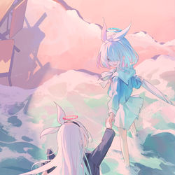 This is a pixiv picture whose title is 退潮.