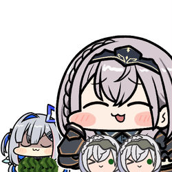 This is a pixiv picture whose title is 白銀ノエル.