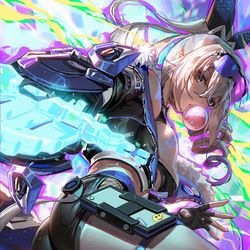 This is a pixiv picture whose title is Silver Wolf.