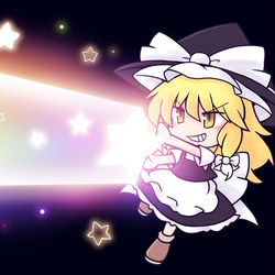This is a pixiv picture whose title is ビーム！.