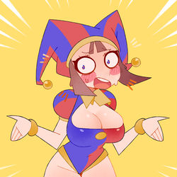 This is a pixiv picture whose title is pomni.