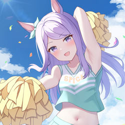 This is a pixiv picture whose title is チアマックイーン.