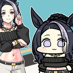 This is a pixiv picture whose title is メジロラモーヌ.