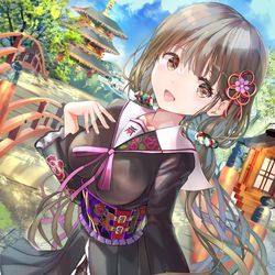 This is a pixiv picture whose title is オリジナル和風セーラー服.
