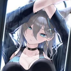 This is a pixiv picture whose title is 乳ワイパークロコ.