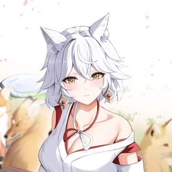 This is a pixiv picture whose title is Kitsune Saiguu.