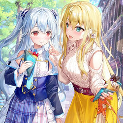 This is a pixiv picture whose title is クレープデート♡.