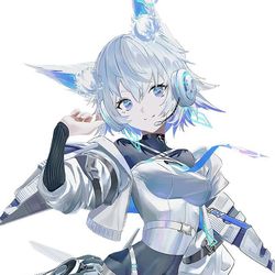 This is a pixiv picture whose title is 狐子 VOICEPEAK.