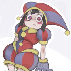 This is a pixiv picture whose title is Pomni.