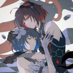 This is a pixiv picture whose title is “有我在。”.