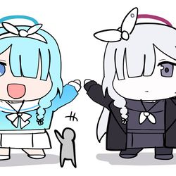 This is a pixiv picture whose title is ブルアカふぇす！.