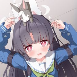 This is a pixiv picture whose title is 「食べないでぇ～～～」.