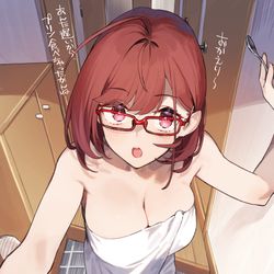 This is a pixiv picture whose title is 近視の姉＃131.