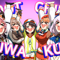 This is a pixiv picture whose title is 훝 쳞 쿠와 쿠에.