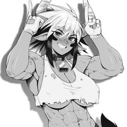 This is a pixiv picture whose title is Buff Cathyl- Monster Musume.