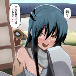 This is a pixiv picture whose title is つらら にセクハラしたい.