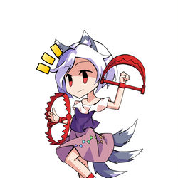 This is a pixiv picture whose title is デフォルメ三頭慧ノ子立ち絵.