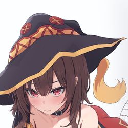 This is a pixiv picture whose title is めぐみん.