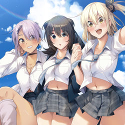 This is a pixiv picture whose title is 「I Can Fly！！！」.