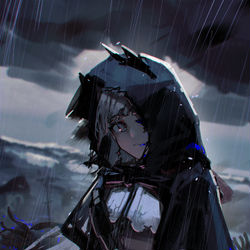 This is a pixiv picture whose title is the rainstorm has arrived.