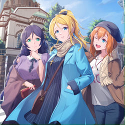 This is a pixiv picture whose title is 絢瀬絵里誕生祭2023.