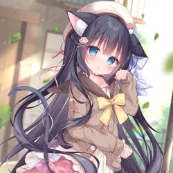 This is a pixiv picture whose title is にゃ？.