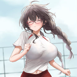 This is a pixiv picture whose title is 運動苦手な子.
