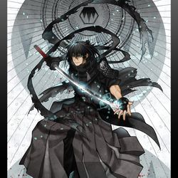 This is a pixiv picture whose title is 孫六兼元.
