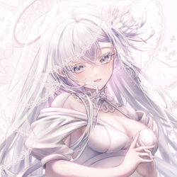 This is a pixiv picture whose title is 純真無垢.