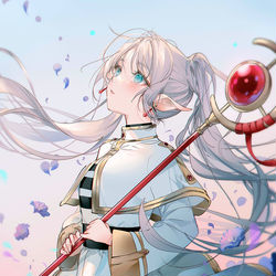This is a pixiv picture whose title is 葬送のフリーレン.