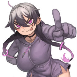 This is a pixiv picture whose title is Violet.
