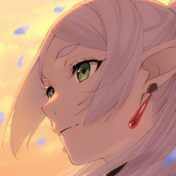 This is a pixiv picture whose title is 蒼月草.